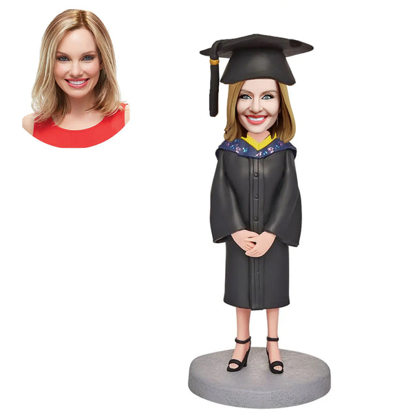 7'' Custom Bobblehead Figurine, Graduation Bobblehead Personalized,