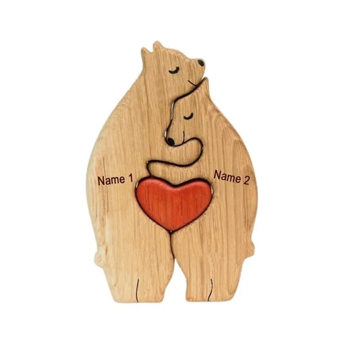 Bear Family Wooden